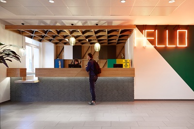 the social hub reception